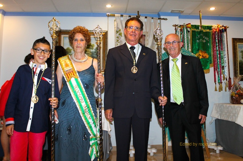 Los Rocieros 2014, con nuestro Presidente Santiago